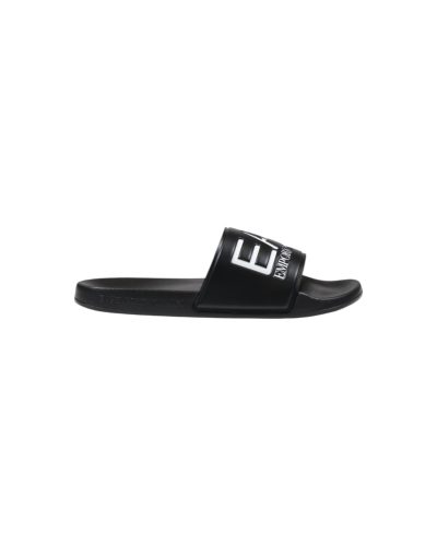 Black Logo Slide Sandal Unisex Casual Comfort Footwear