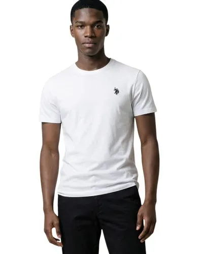 U.S. Polo Assn. Men’s White Crew Neck T-Shirt