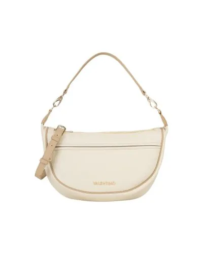 Valentino Cream Leather Hobo Shoulder Bag Women