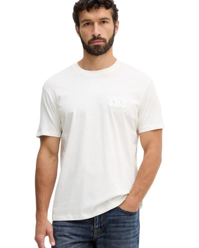 Armani Exchange Men’s White Crew Neck T-Shirt