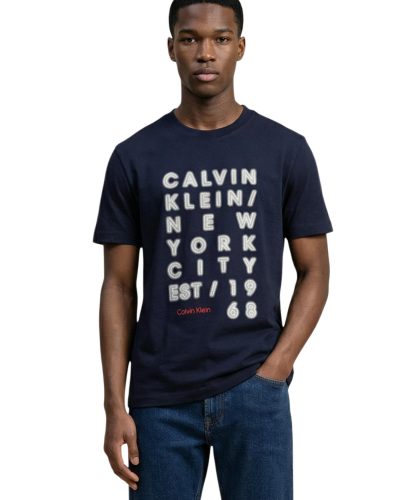Calvin Klein New York City T-Shirt Men Navy Blue