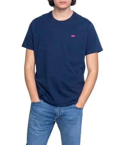 Levi’s Navy Blue Small Logo Crewneck T-Shirt Men