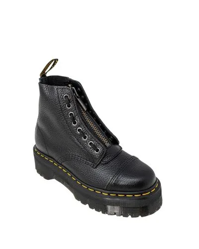 Dr. Martens Sinclair Platform Black Leather Boot Women