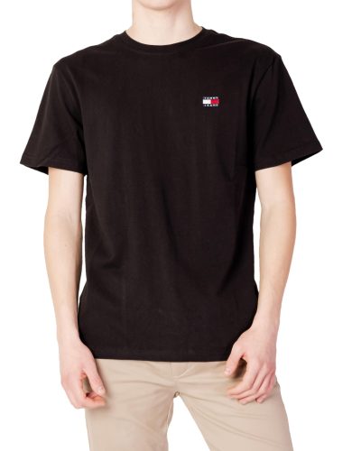 Tommy Jeans Black Classic Crew Neck T-Shirt Men