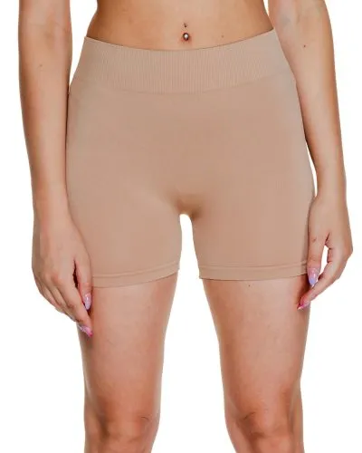 Seamless Nude Bike Shorts for Women
