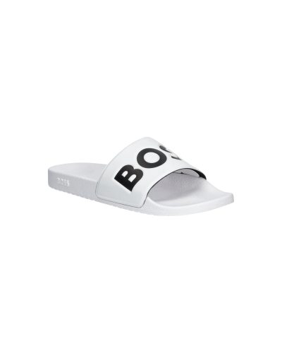 BOSS White Slide Sandal Unisex
