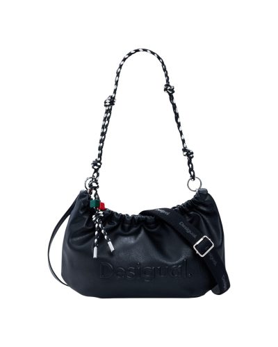 Desigual Black Nylon Shoulder Bag Women