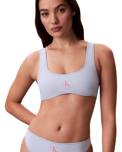 Calvin Klein CK One Unlined Bra Top Light Blue
