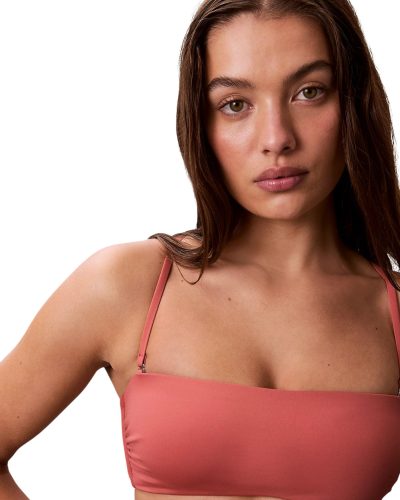 Coral Bandeau Bikini Top Women’s Swimwear