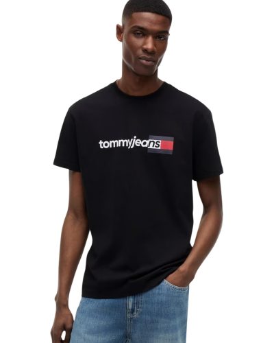 Tommy Jeans Men’s Black Logo T-Shirt