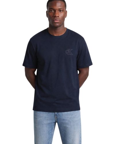Calvin Klein CK Logo Navy T-Shirt Men