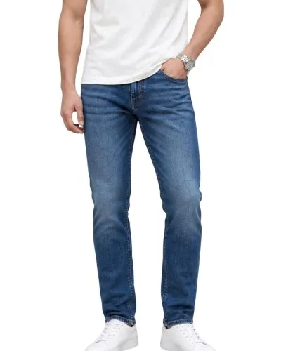 Men’s Classic Blue Denim Straight Fit Jeans