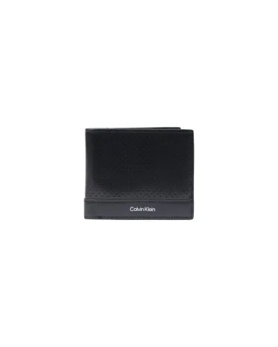 Calvin Klein Black Perforated Leather Men’s Wallet