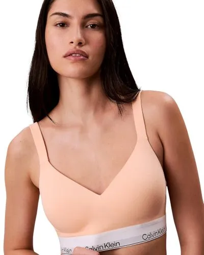 Calvin Klein Peach Wireless Bralette Bra Women